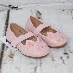 Cat & Jack Toddler Girl Kitty Cat Ballet Flats